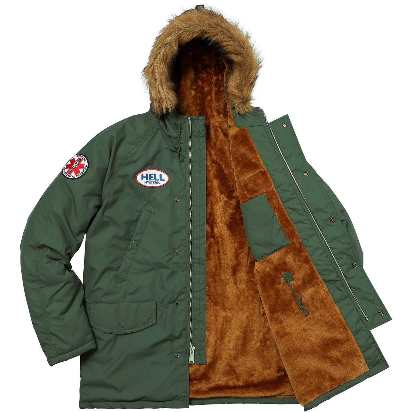 Supreme/HYSTERIC GLAMOUR N-3B Parka view 6